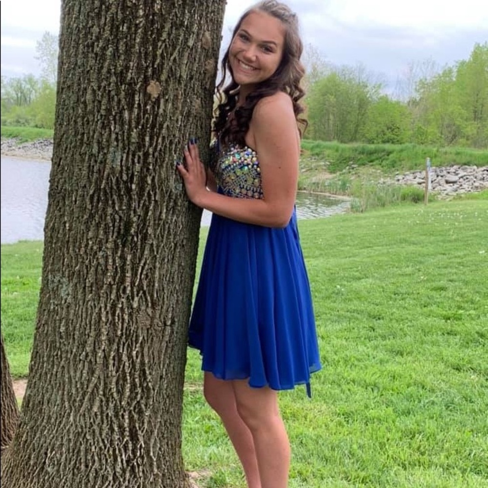 Royal Blue Hoco Dress!